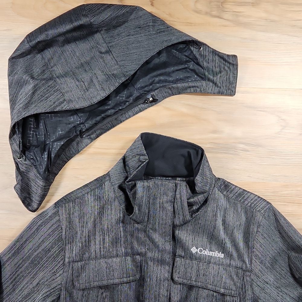 🔥Columbia Black Radiant Maiden Trench Coat Small - Picture 5 of 12
